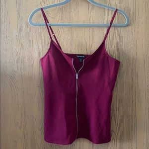 Express zip-up tank
